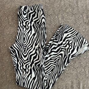 Zebra Print Flair Pants!